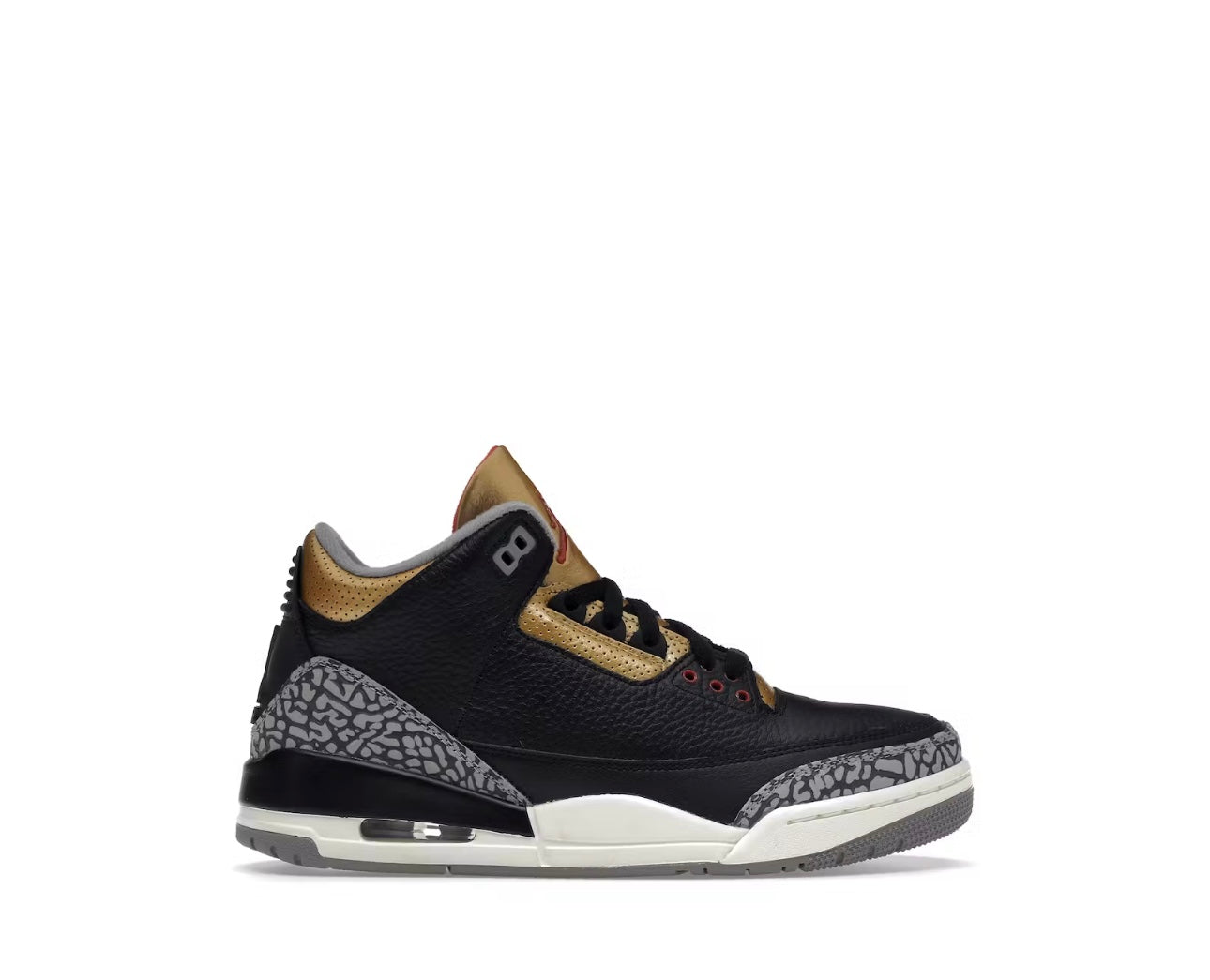 Jordan 3 Retro Black Cement Gold