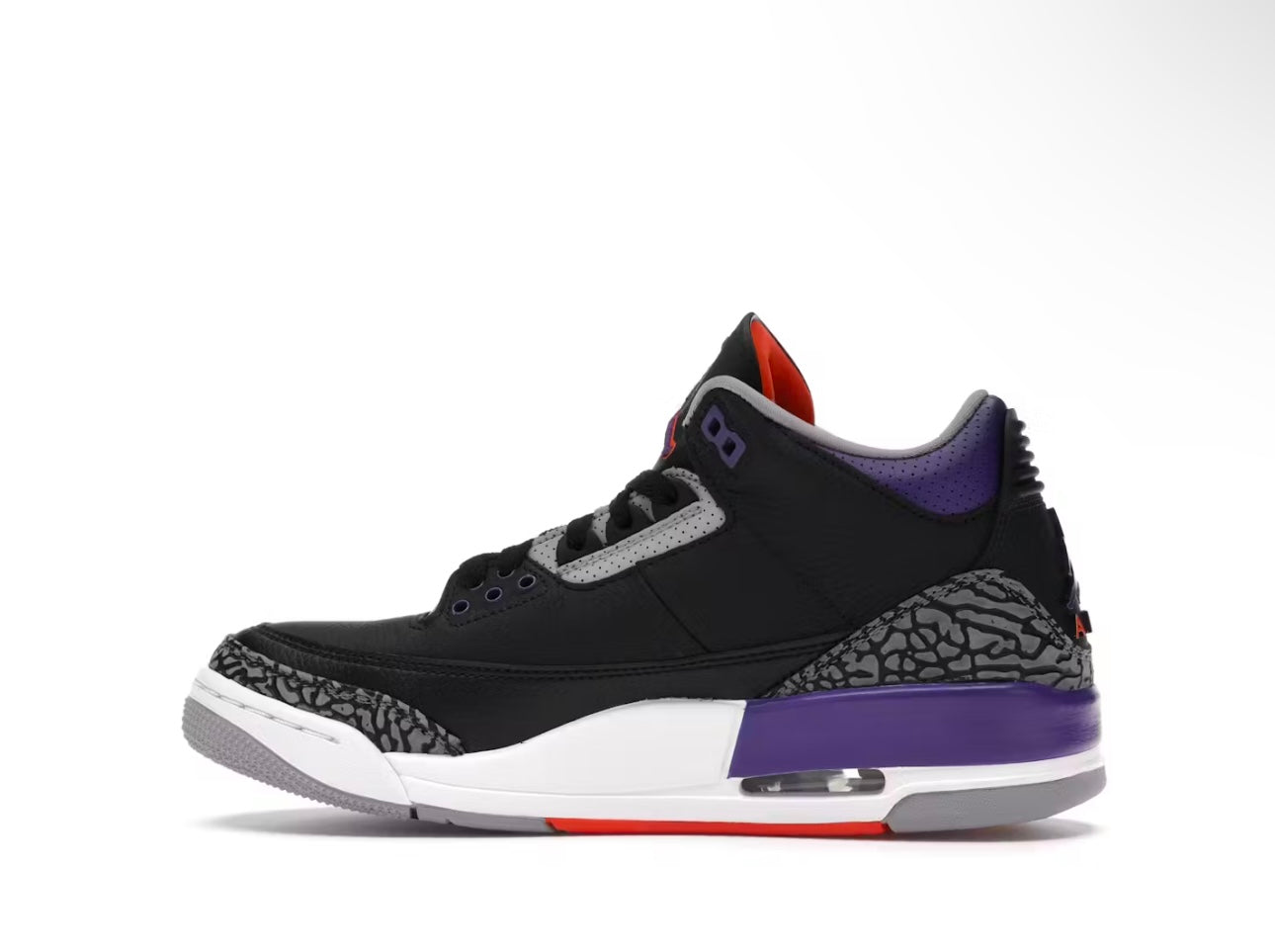 Jordan 3 Retro Black Court Purple